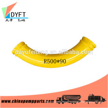 China distributor truck mounted concrete pump components,putzmeister steel pipe elbow